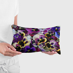 Подушка-антистресс Красивые анютины глазки, цвет: 3D-принт — фото 2