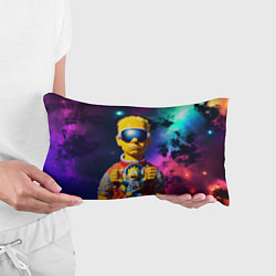 Подушка-антистресс Барт Симпсон в космосе - нейросеть, цвет: 3D-принт — фото 2