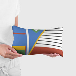 Подушка-антистресс Винтаж - 70-е - спортивный стиль, цвет: 3D-принт — фото 2