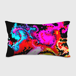 Подушка-антистресс Pixel neon mosaic, цвет: 3D-принт