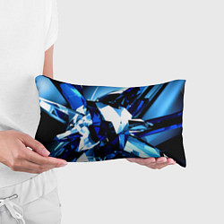 Подушка-антистресс Crystal blue form, цвет: 3D-принт — фото 2