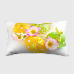Подушка-антистресс Пасхальные яйца и цветы, цвет: 3D-принт
