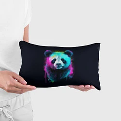 Подушка-антистресс Панда в неоновых красках, цвет: 3D-принт — фото 2