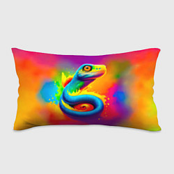 Подушка-антистресс Змейка в красках, цвет: 3D-принт