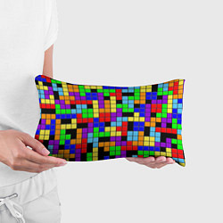 Подушка-антистресс Тетрис цветные блоки, цвет: 3D-принт — фото 2