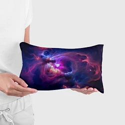 Подушка-антистресс Небула в космосе в фиолетовых тонах - нейронная се, цвет: 3D-принт — фото 2