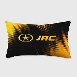 Подушка-антистресс JAC - gold gradient: надпись и символ, цвет: 3D-принт