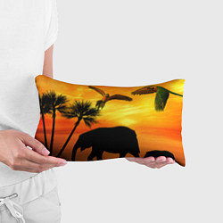 Подушка-антистресс Африканский пейзаж, цвет: 3D-принт — фото 2