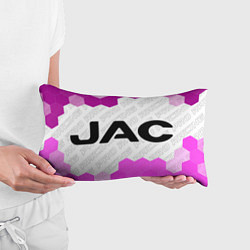 Подушка-антистресс JAC pro racing: надпись и символ, цвет: 3D-принт — фото 2