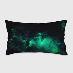 Подушка-антистресс Зелёная галактика Midjourney, цвет: 3D-принт