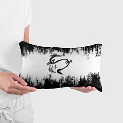 Подушка-антистресс Японский дракон с иероглифами, цвет: 3D-принт — фото 2