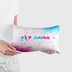 Подушка-антистресс Akira neon gradient style: надпись и символ, цвет: 3D-принт — фото 2