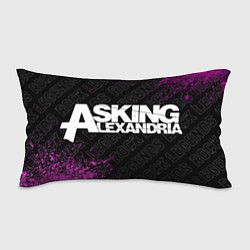 Подушка-антистресс Asking Alexandria rock legends: надпись и символ, цвет: 3D-принт