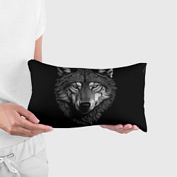 Подушка-антистресс Спокойный уверенный волк, цвет: 3D-принт — фото 2