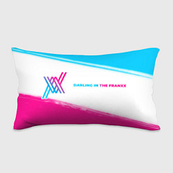Подушка-антистресс Darling in the FranXX neon gradient style: надпись, цвет: 3D-принт