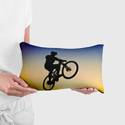 Подушка-антистресс Прыжок велосипедиста, цвет: 3D-принт — фото 2