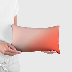 Подушка-антистресс Градиент персиковый, цвет: 3D-принт — фото 2