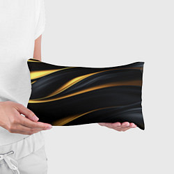 Подушка-антистресс Black gold texture, цвет: 3D-принт — фото 2
