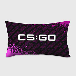 Подушка-антистресс Counter Strike pro gaming: надпись и символ, цвет: 3D-принт