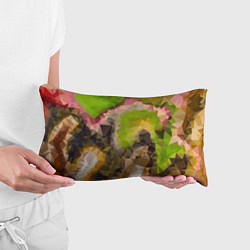 Подушка-антистресс Green brown pattern, цвет: 3D-принт — фото 2