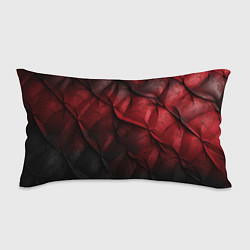 Подушка-антистресс Black red texture, цвет: 3D-принт