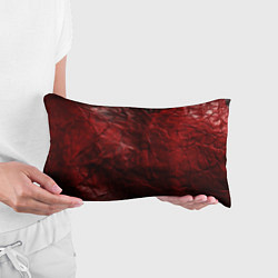Подушка-антистресс Текстура красная кожа, цвет: 3D-принт — фото 2
