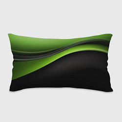 Подушка-антистресс Black green abstract