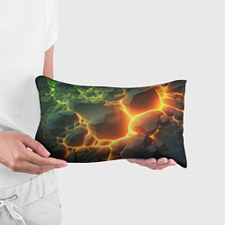 Подушка-антистресс Валуны в лаве, цвет: 3D-принт — фото 2