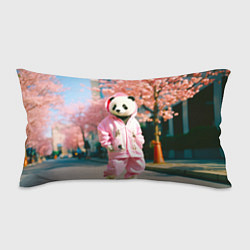 Подушка-антистресс Милая панда в пуховике, цвет: 3D-принт