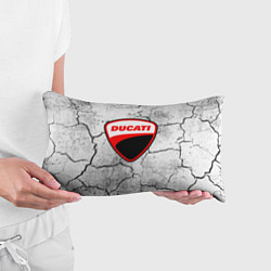 Подушка-антистресс Ducati - потресканная земля, цвет: 3D-принт — фото 2