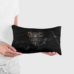 Подушка-антистресс Baldurs Gate 3 dark logo, цвет: 3D-принт — фото 2