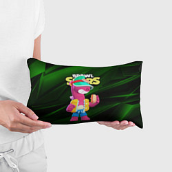 Подушка-антистресс Doug Brawl stars dark green, цвет: 3D-принт — фото 2