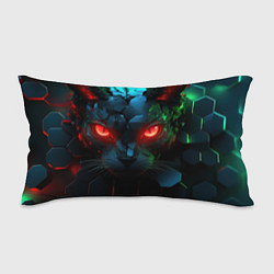 Подушка-антистресс Cyberpunk cat, цвет: 3D-принт