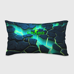 Подушка-антистресс CSGO green abstract texture, цвет: 3D-принт