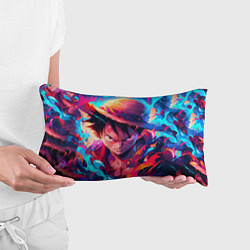 Подушка-антистресс Луффи из Ван Пис - разноцветный, цвет: 3D-принт — фото 2