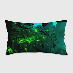Подушка-антистресс Зелёный город, цвет: 3D-принт