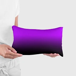 Подушка-антистресс Градиент фиолетово-чёрный, цвет: 3D-принт — фото 2