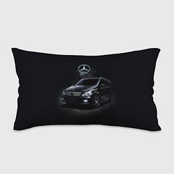 Подушка-антистресс Mercedes black, цвет: 3D-принт