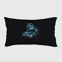 Подушка-антистресс Mercedes Benz dark style, цвет: 3D-принт