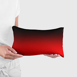 Подушка-антистресс Градиент: от черного до ярко-красного, цвет: 3D-принт — фото 2