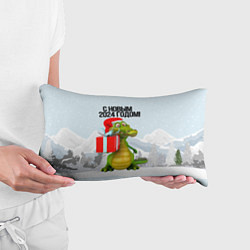 Подушка-антистресс С новым 2024 годом, цвет: 3D-принт — фото 2
