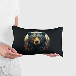 Подушка-антистресс Арт осенний медведь, цвет: 3D-принт — фото 2