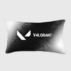 Подушка-антистресс Valorant glitch на темном фоне по-горизонтали, цвет: 3D-принт
