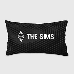 Подушка-антистресс The Sims glitch на темном фоне по-горизонтали, цвет: 3D-принт