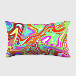 Подушка-антистресс Цветная плазменная абстракция, цвет: 3D-принт