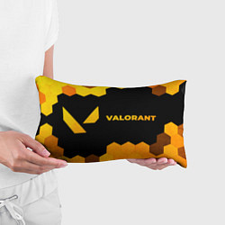 Подушка-антистресс Valorant - gold gradient по-горизонтали, цвет: 3D-принт — фото 2