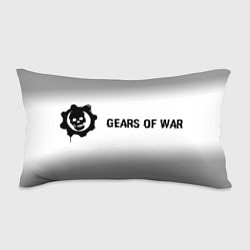 Подушка-антистресс Gears of War glitch на светлом фоне по-горизонтали, цвет: 3D-принт