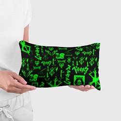 Подушка-антистресс Berserk neon green, цвет: 3D-принт — фото 2