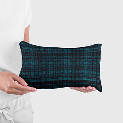 Подушка-антистресс Имитация ткани бирюзовый, цвет: 3D-принт — фото 2