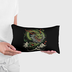 Подушка-антистресс Символ года зеленый дракон, цвет: 3D-принт — фото 2